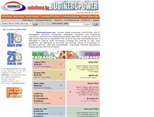 Tablet Screenshot of businesspower.com